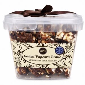 Mari's Popcorn Brittle with Almonds and Dark Chocolate 420g